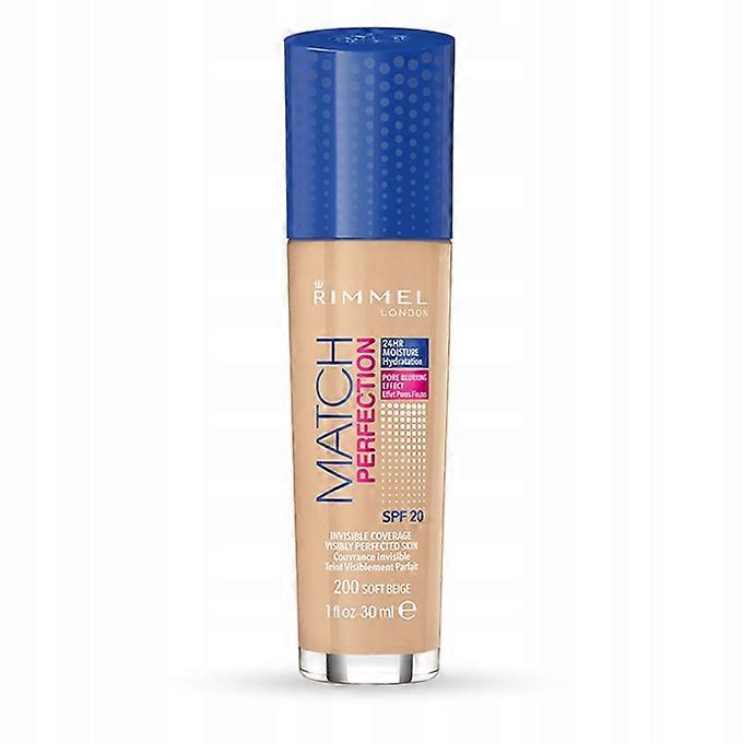 Rimmel Match Perfection 010 Light Porcelain Foundation For Face 30 Ml Spf 11-20