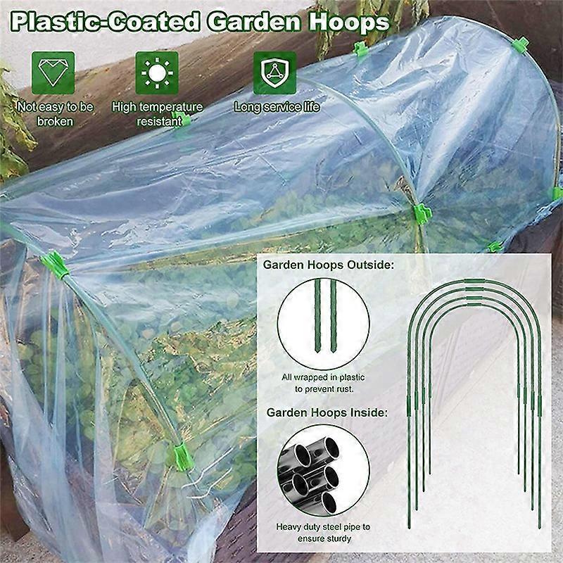 Greenhouse Hoops Grow Tunnel,For Raised Beds