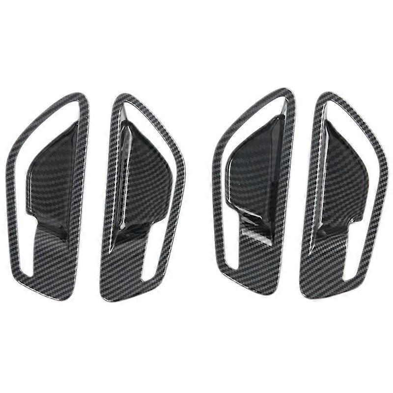 Car Trim Carbon Fiber Styling Inside Door Handle Bowl Cover