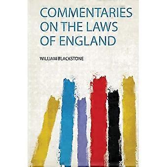 Kommentarer til Englands lover