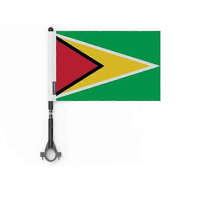 Flag - Guyana - 5 pieces - 14 x 21 cm - Polyester - Double-sided print