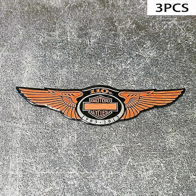 אופנוע מתכת מדבקת סמל לוגו מתכת מותאמת מחדש מתאים ל XL 833 100th תג זנב לוגו טנק שמן כיסוי מוטו פליטה משתיק קול עטיפות רכב