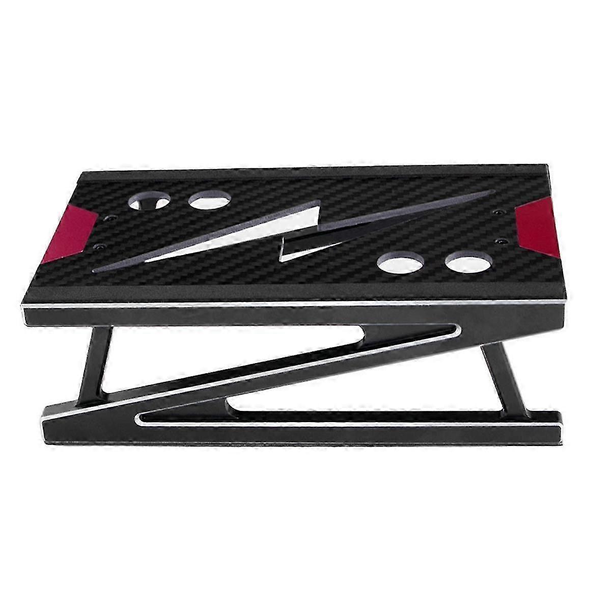 Universal Aluminum Alloy RC Car Repair Work Stand for 1/8 1/10 Scale Models, Assembly Platform Holder