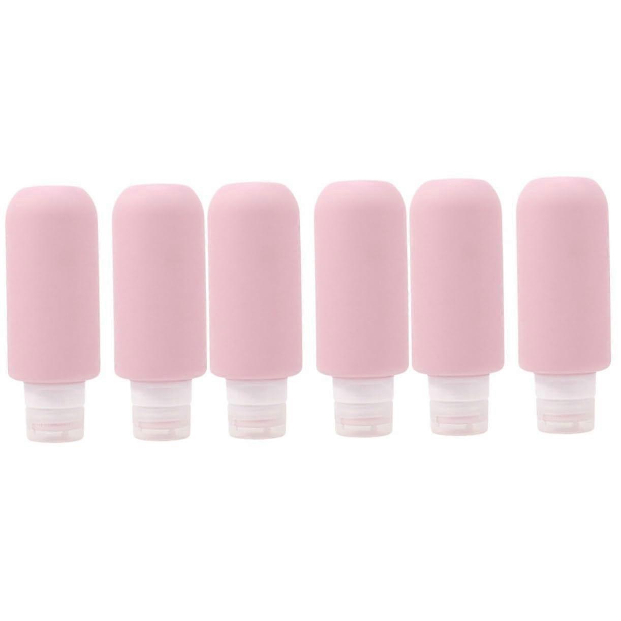 3sets Travel Size Silicone Squeeze Bottles Set Toiletry Bottles for Shampoo Lotion Cream Hand Soap Leakproof 2pcs3