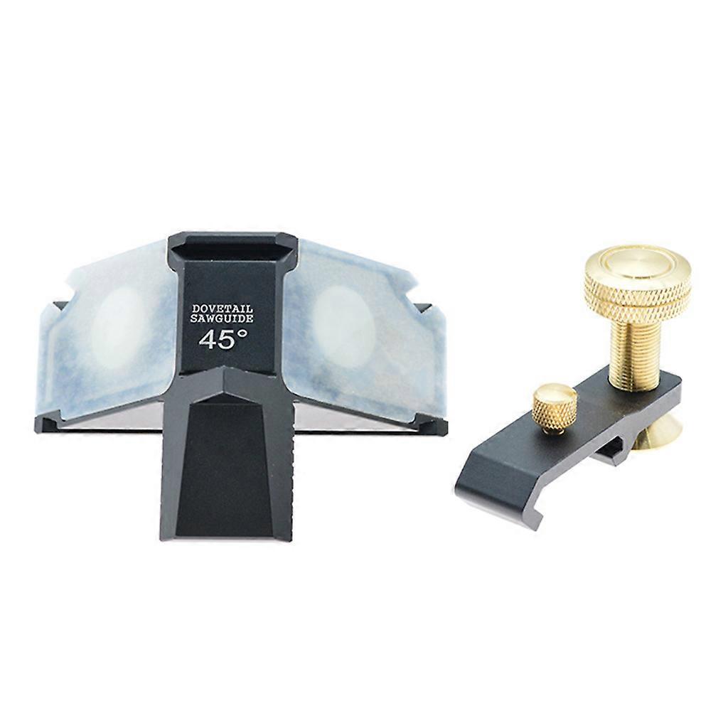 Scie d’angle de guide de coupe double de 25 mm / 0,98 po, pièces de machine de jauge de scie d’angle de travail du bois étroitement ajustées