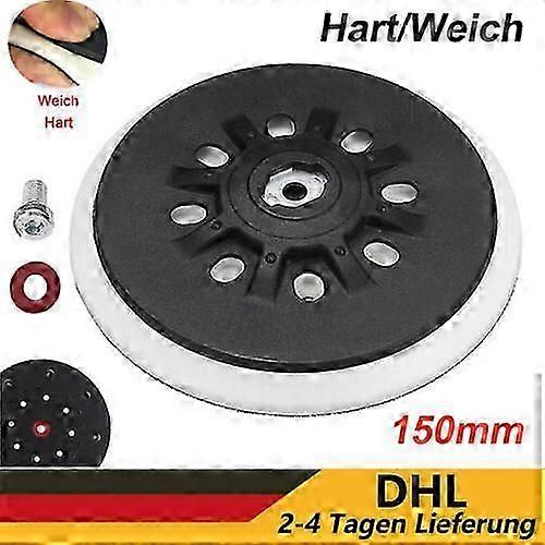 150 mm kardborreslipskiva mjuk, hård för Festool Festo RO 1E,2E,ETS,LEX,WTS,Rotex