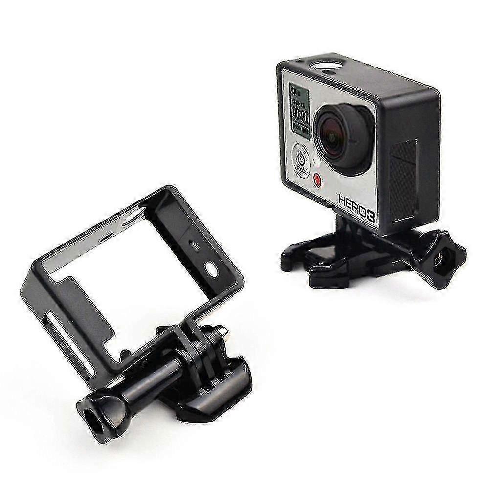 Black Standard Frame Border Housing Case Mount For Gopro Hero 3 Hero 3+ Hero 4--