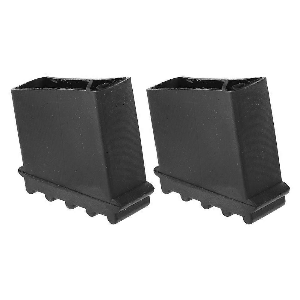 Rubber Ladder Feet Covers 2pcs Non Slip Mats for Telescoping Ladders Durable Lightweight Easy Installation Floor Protection