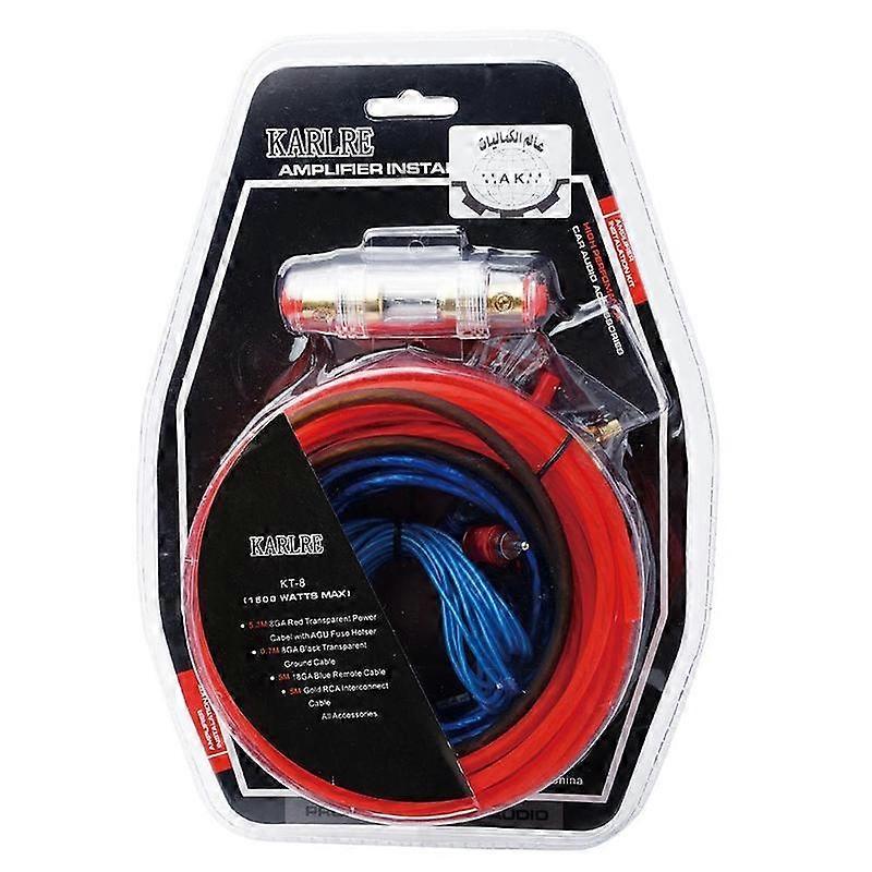 8GA amplifier cable (A)$Car audio cable set amplifier cable set sound modification cable set