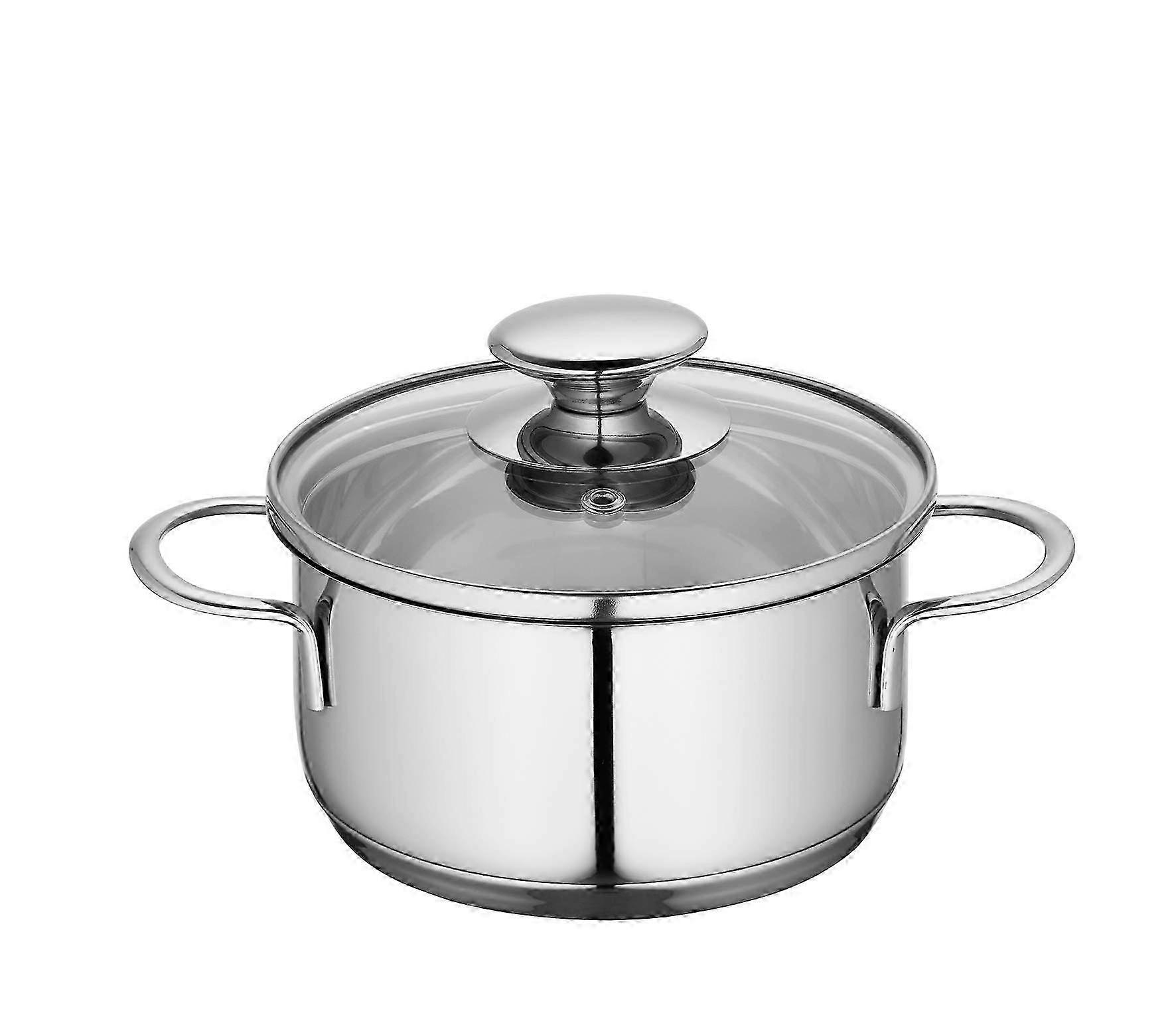 20cm Cooking Saucepan Suitable for Various Use, Durable Stainless Steel Material for Efficient Cooking