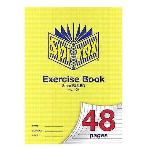 Spirax A4 8mm Ruled Exercise Book Love Hounds Tooth Design Pack of 20 Pieces