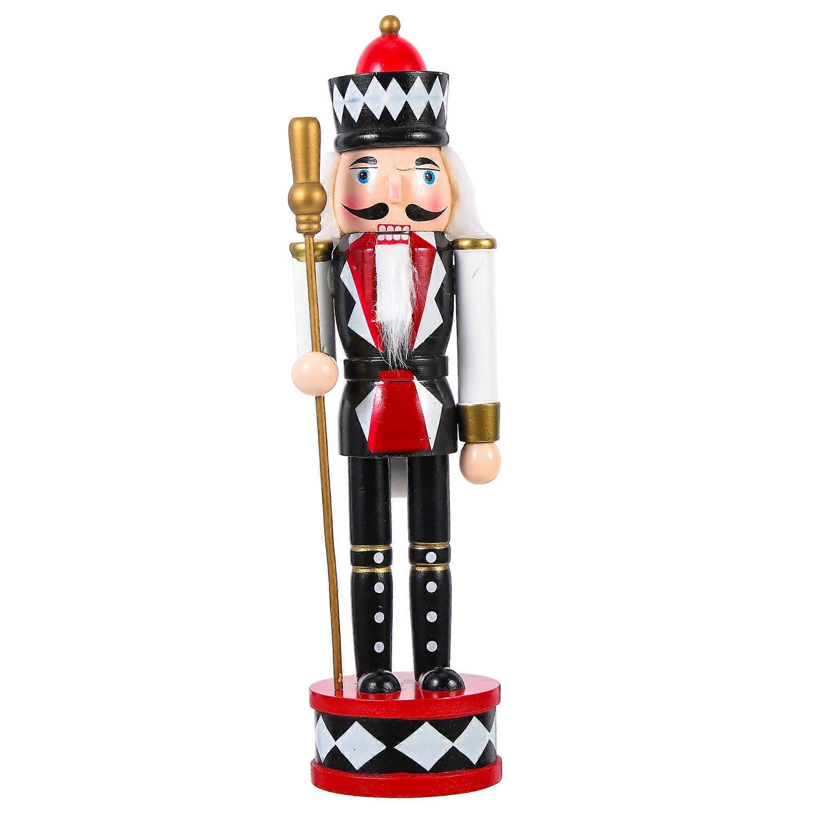 Christmas Nutcracker Decor for Holiday Display Wooden Nutcracker Ornament