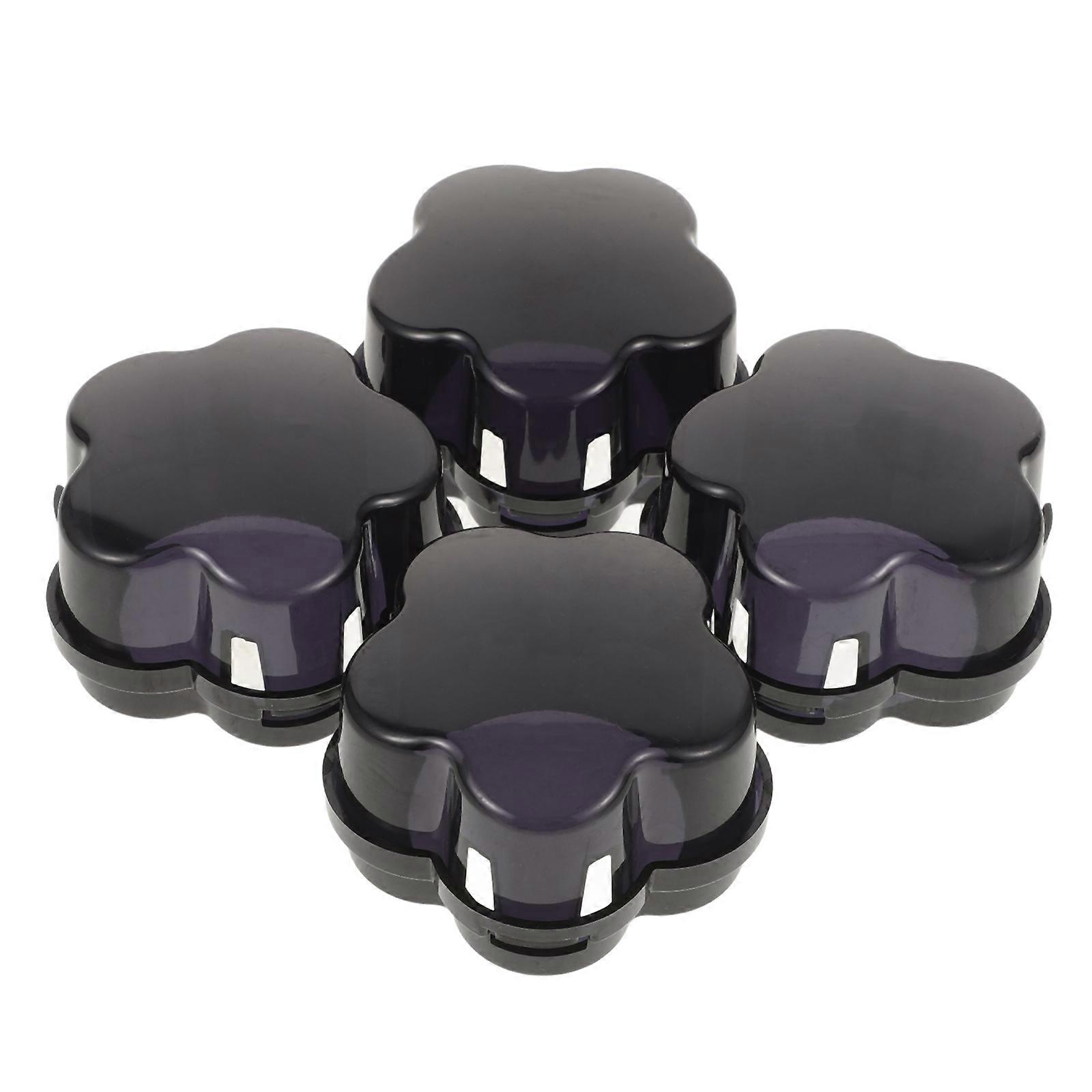Gas Stove Knob Covers 4pcs Safety Protectors Easy Install Durable Design for Oven Burner Controls Kitchen Appliance Accessories Home Use