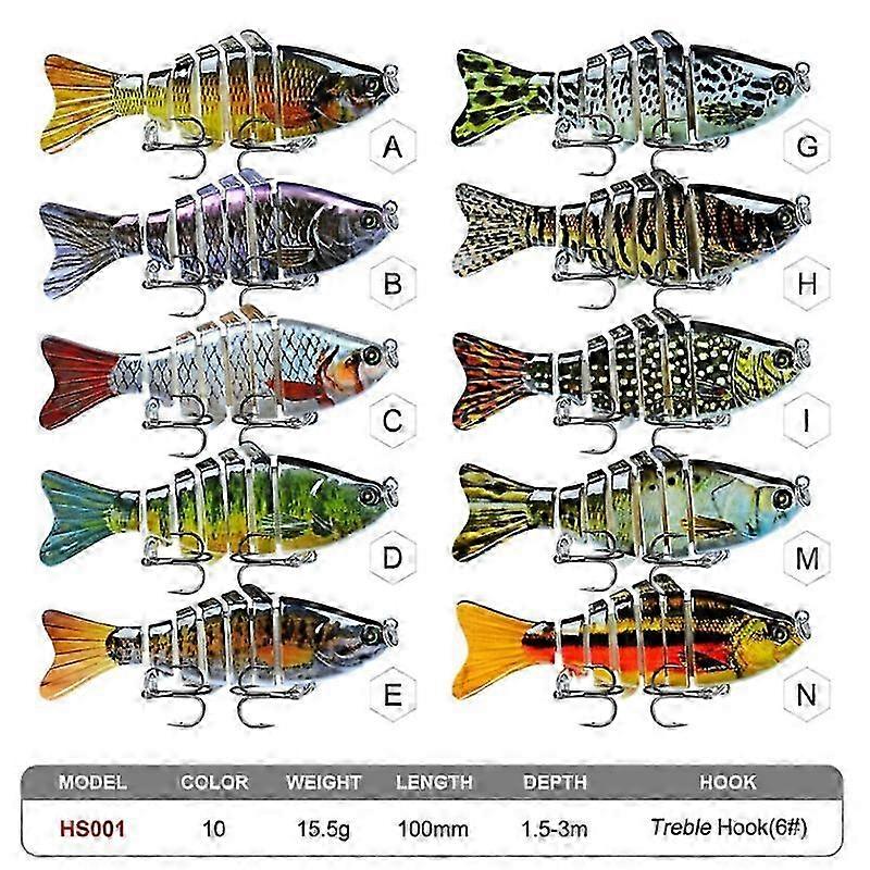 Angelausrüstung - Bionischer Schwimmköder, Roboter-Angelköder, lebensechter 3D-Köder 2025