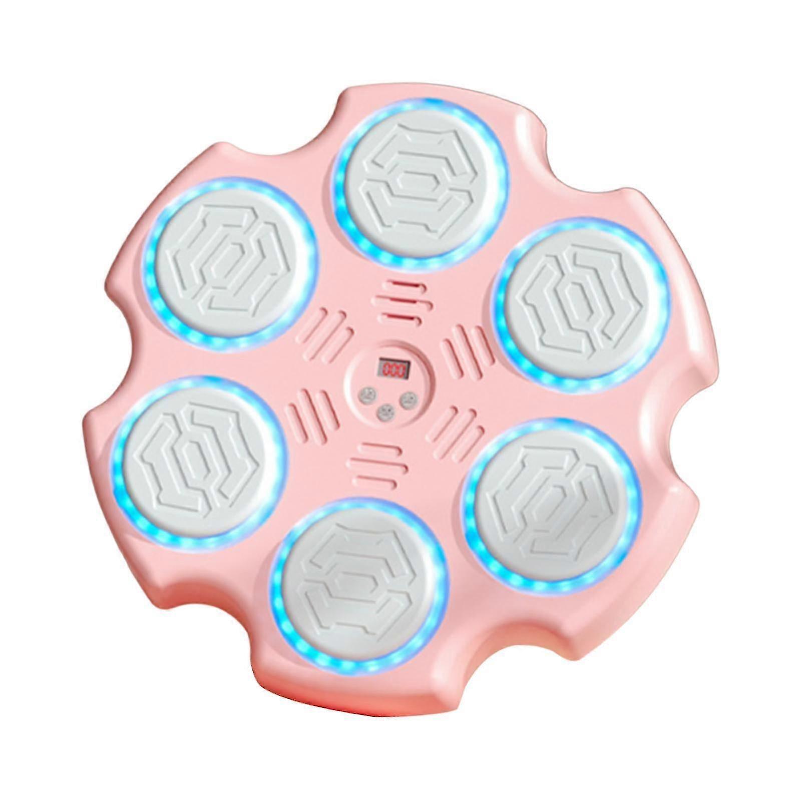 Pink) Music Boxing Machine Sturdy Boxing Training Device For Home
