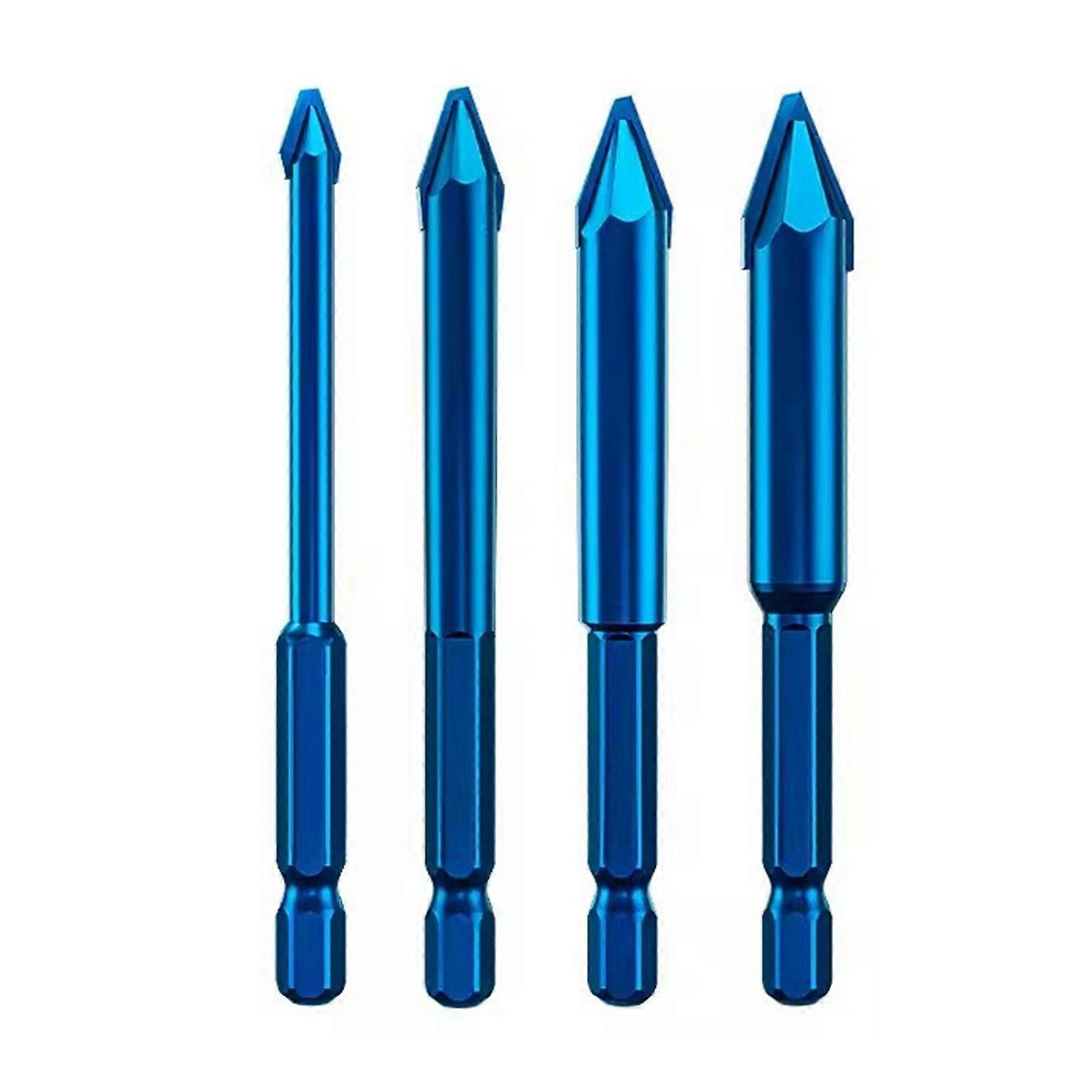 Heavy Duty Hard Alloy Ceramic Tile Drill Bit with Eccentric Tip Suitable for Hard Materials Drilling Precise Corner Work