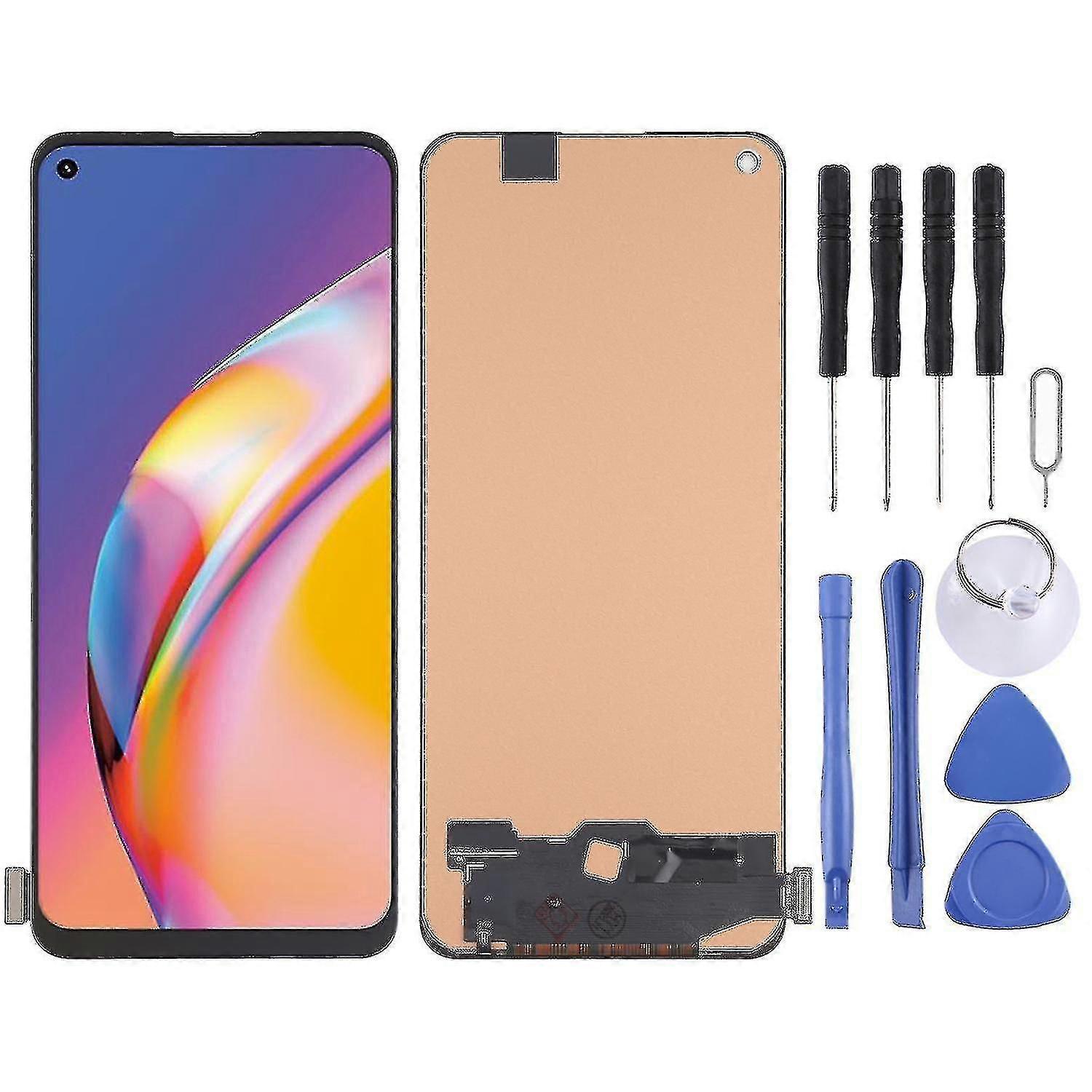 Replacement LCD Touch Screen Digitizer Assembly for Oppo A94 5G/A95 5G/A74 4G with Frame