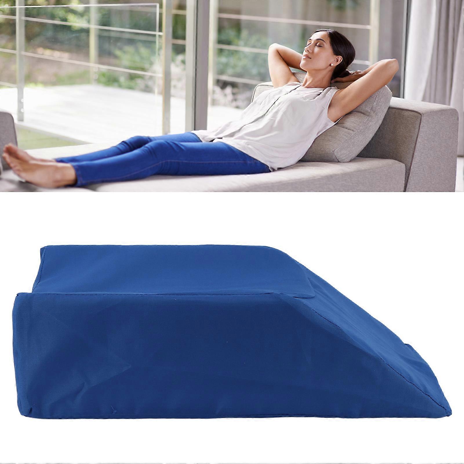 Body Positioning Pillow Wedge Lift Support 19.7in Soft Comfortable Detachable Body Positioner for Legs Elevation Blue