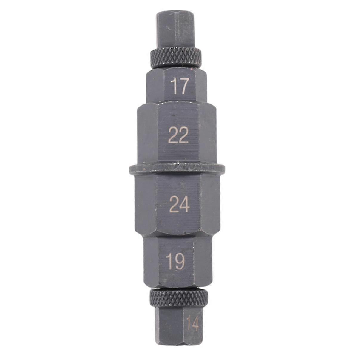 Hex Axle Tool for Motorcycle Front Axle Wheel 12 14 17 19 22 24mm 6 in 1 Motorcycle Spindle Socket A SZRH
