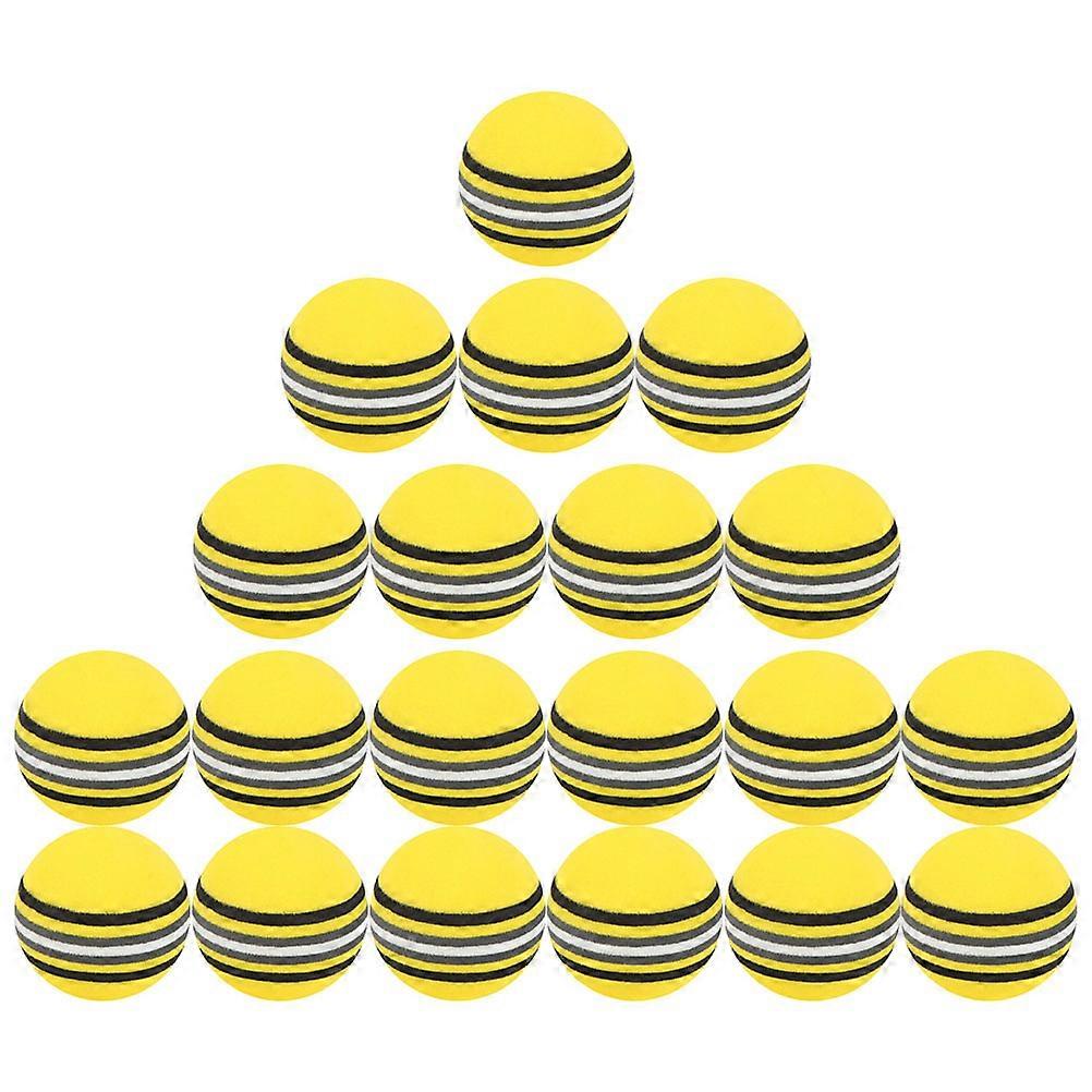 Indoor Ball Lightweight Practice Balls Soft Practice Golf Balls Close-range Hitting Practice 42mm 20Pcs