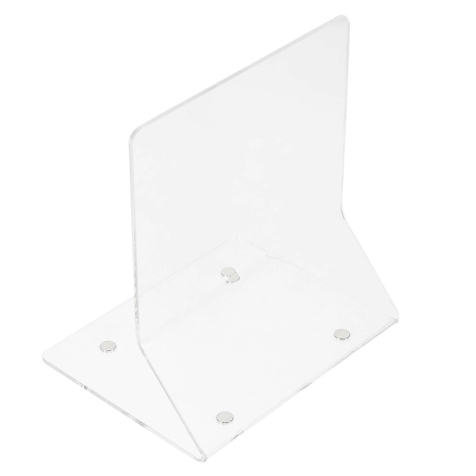 Acrylic Transparent Support Frame for Bookshelf and Cabinet Door 1pc Shelf Divider Rear Support Rack