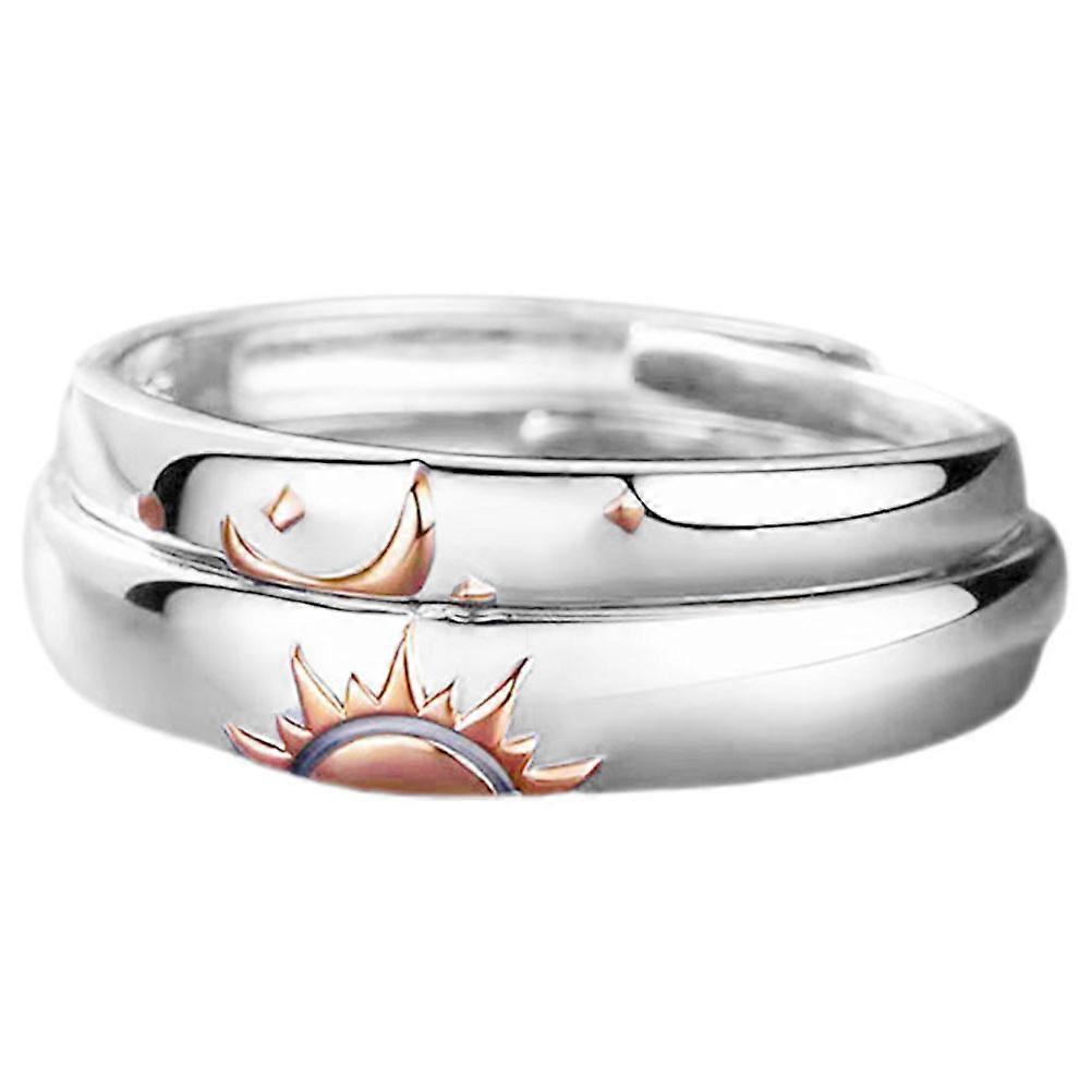 Sun and Moon Couple Rings for Lovers – Lightweight, Scratch Resistant, Fashion Jewelry for Him and Her