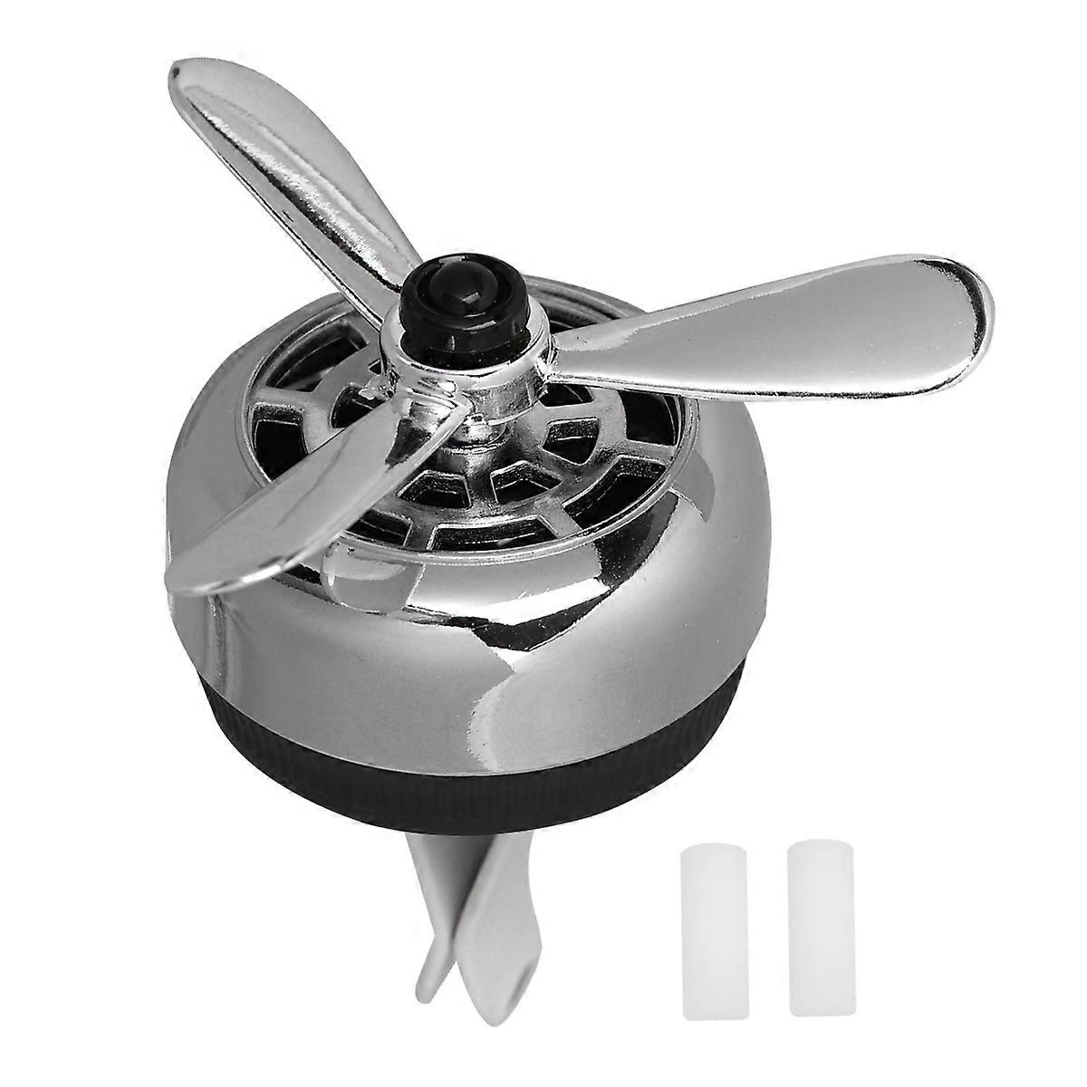 Automotive Air Conditioning Aromatherapy Car Perfume Decoration for Car Air Conditioner Silver Alloy Type 3Set