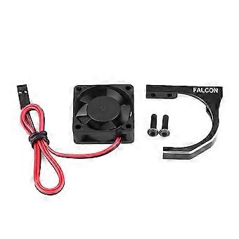 Ventilateur de refroidissement pour moteur de voiture RC (30 x 30 x 10 mm avec support moteur noir)