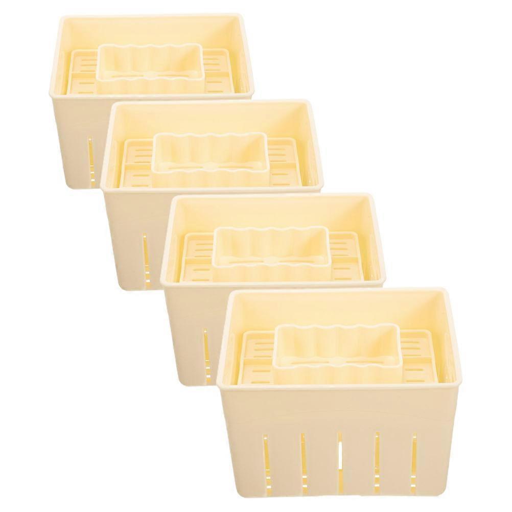 Manual Tofu Maker Tofu Press Tool Food Enthusiasts 4Pcs