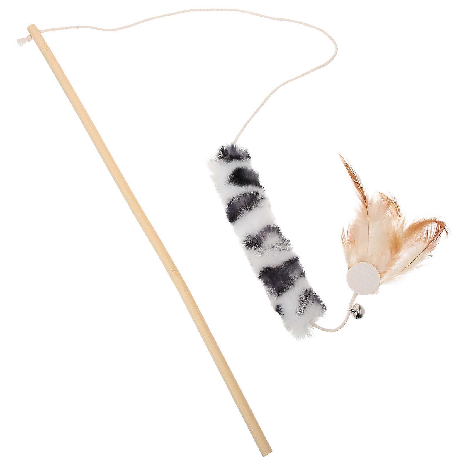 Cat Teaser Kitten Teasing Wand Toy for Cats with Assorted Color
