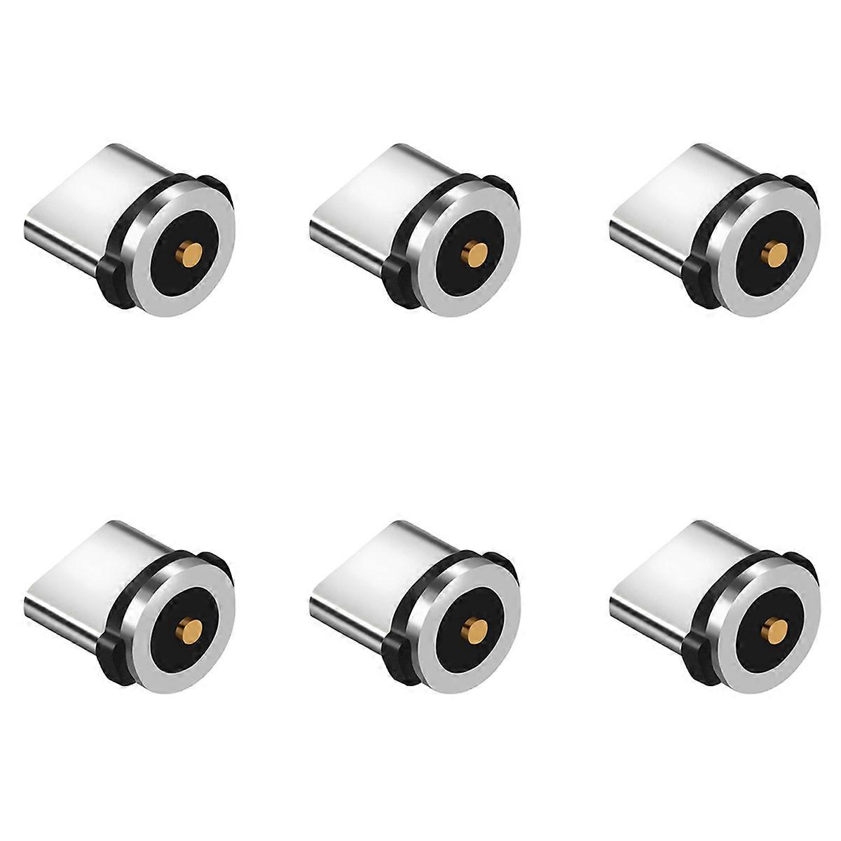 1PC Round Magnetic Cable Plug 8 Pin Type-C Plugs Fast Charging