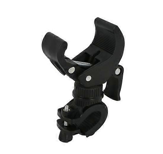 Flashlight Holder: Mount Bicycle Mounting Bracket Bicycle Light Mount Torch Clip 360 Rotation for Cycling and Riding Black