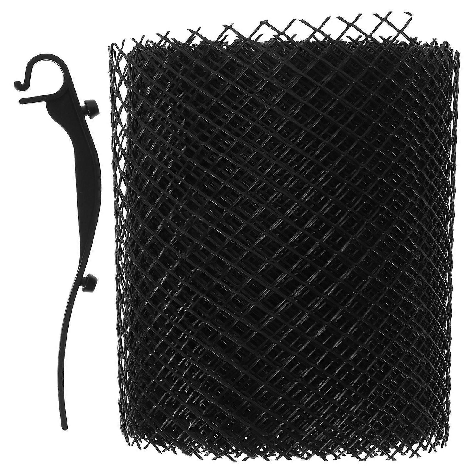 Downspouts Gutter Guard Plastic Gutter Guards 600cm x 16cm x 0.1cm Netting for Maintenance Workers 1 Roll