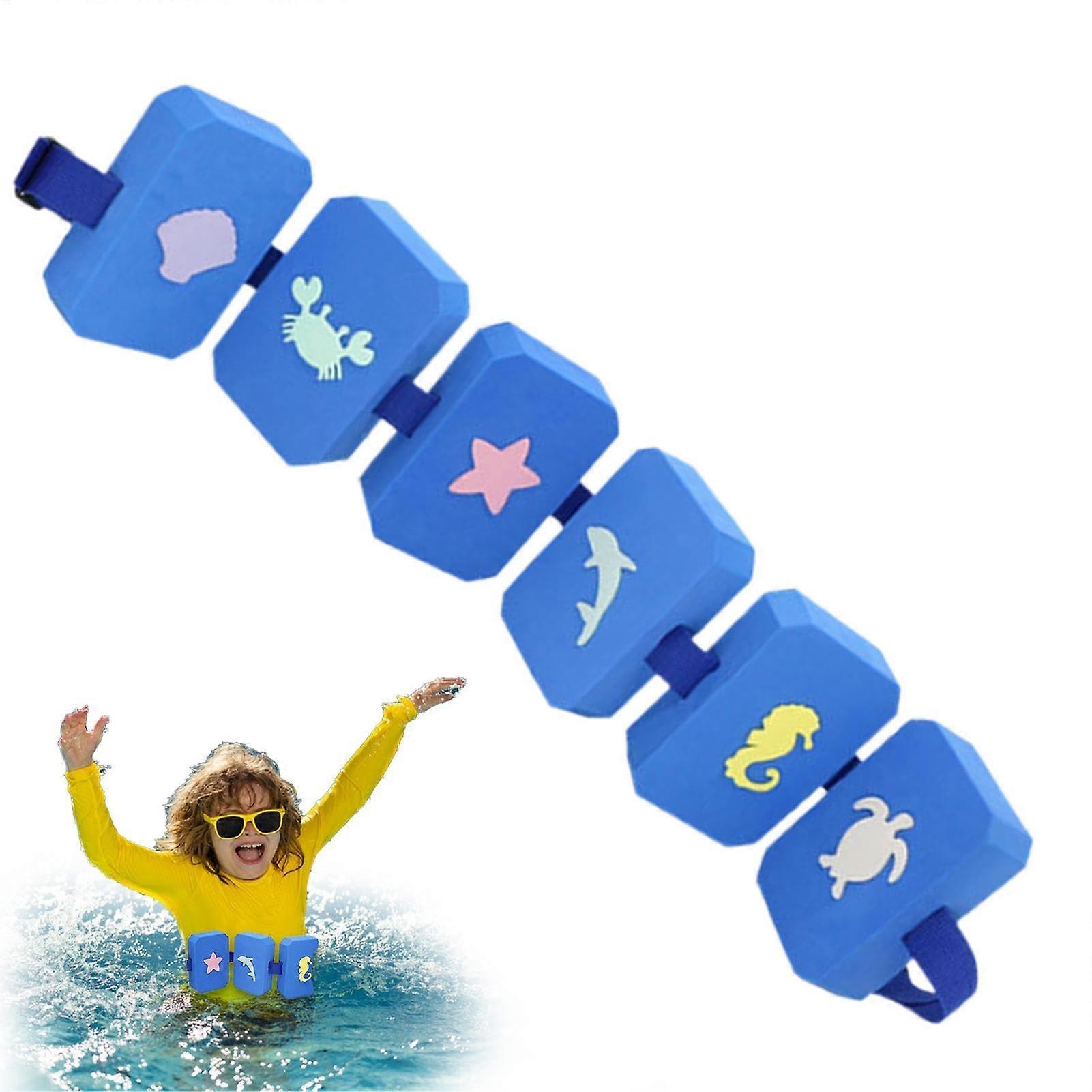 Buoyancy Belt, EVA Foam Swim Belt, 8 x 3 x 12 cm, Adjustable Kids Swimming Tool, Safe Waist Training Aid for Swimming Board, Beginners