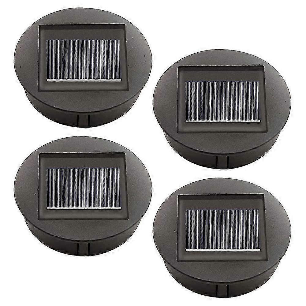 4 Pieces Replacement Solar Lights with LED Bulbs, Solar Top Lights Replacement