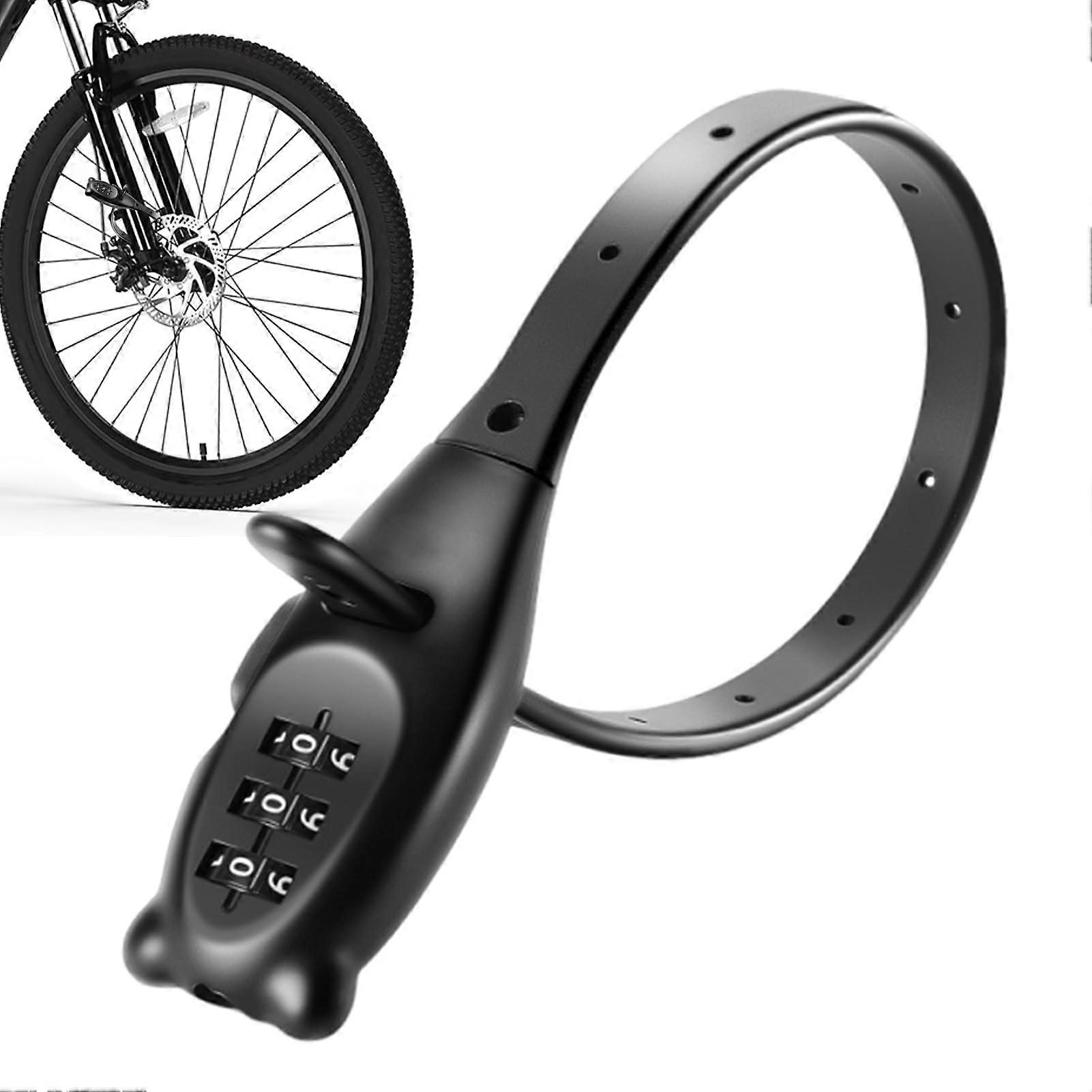 Electric scooter lock with combination code Adjustable antitheft protection
