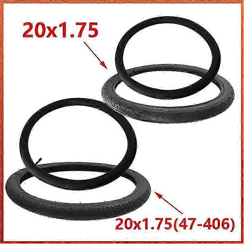 20-Inch High-Quality Foldable Bicycle Tire, 20x1.75, BMX, MTB, Low Resistance