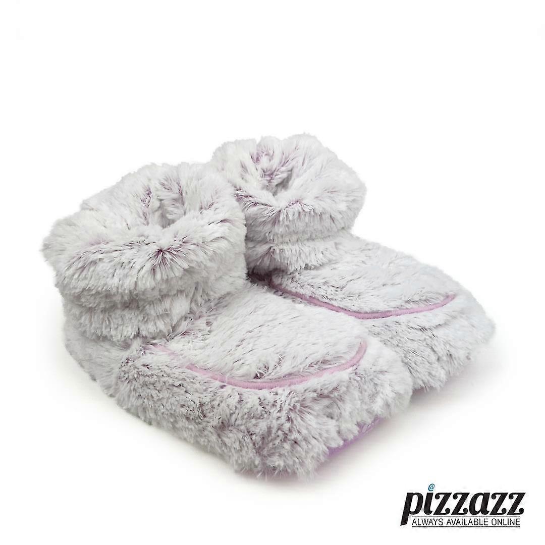 Warmies Microwavable Ladies Slippers Lavender Scented Wheat Heat Pack Booties