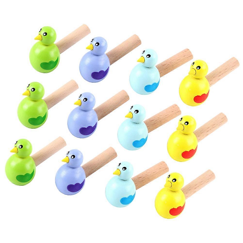 Bird Whistle Craft Wooden Educational Toy For Children Party Games Entertainment 15Set