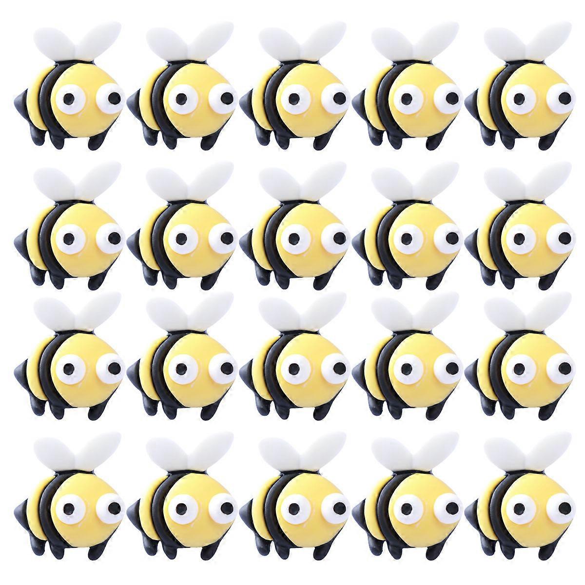 DIY Accessories Simulation Bee Handmade Material for Crafts 20Pcs Set