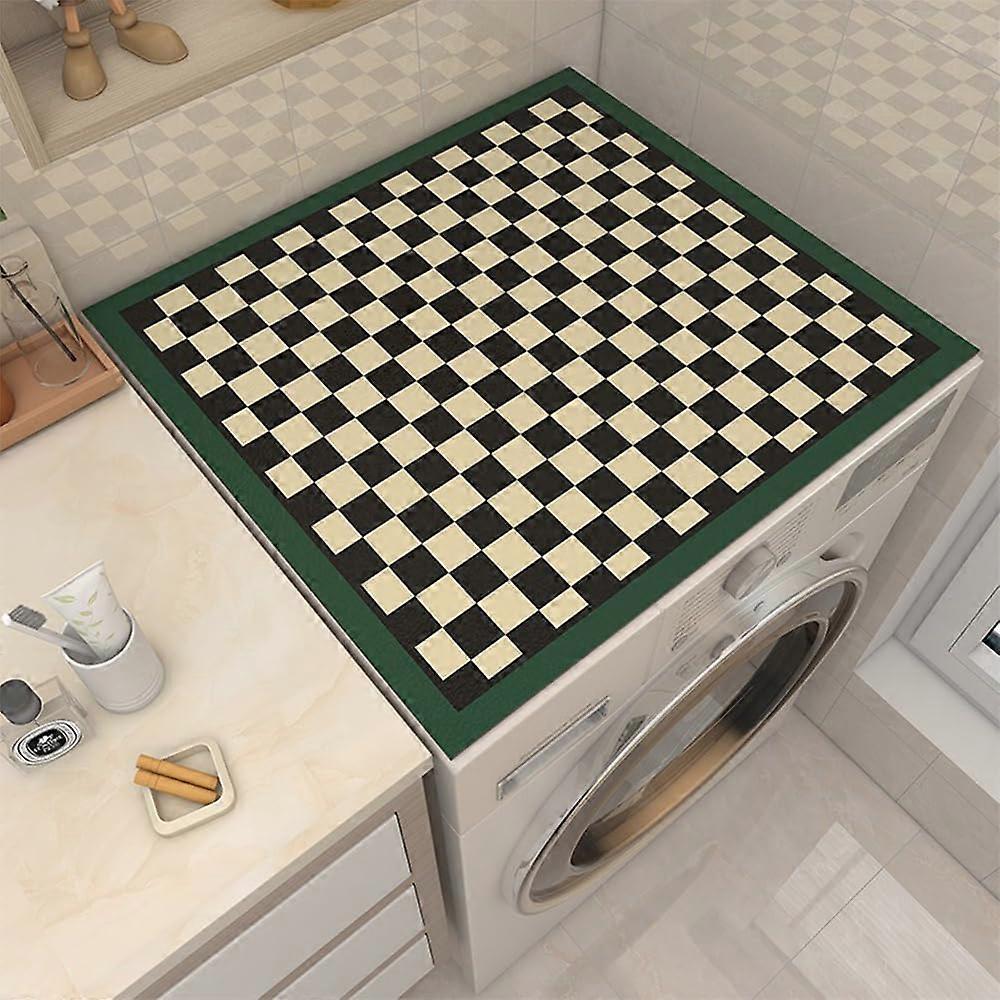 Washing Machine Cover, Green Chess Board 40x50cm