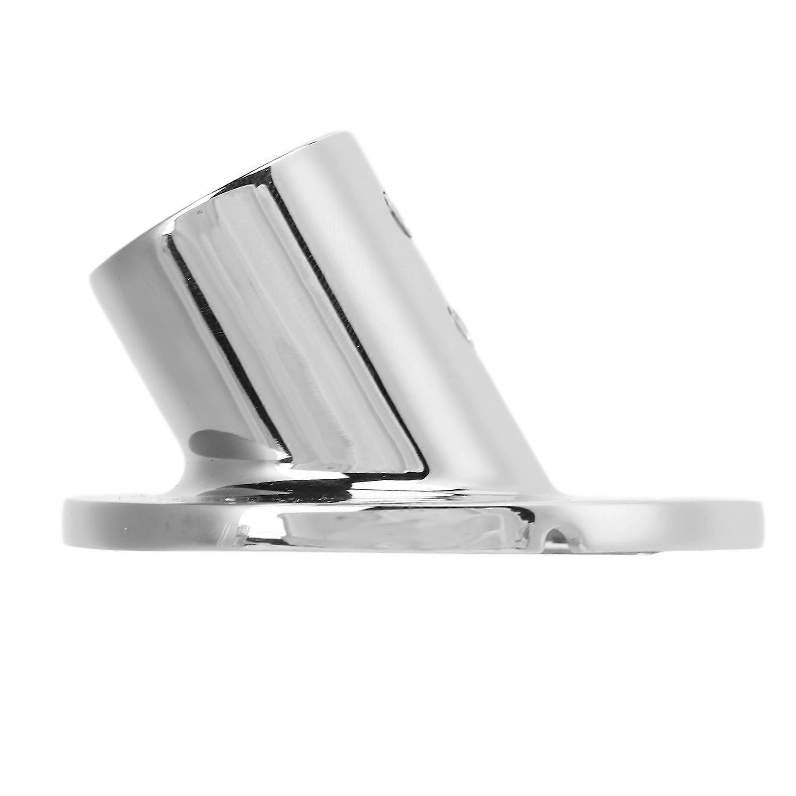 0.9in Round Hand Rail Base 60 Degree Fitting 316 Stainless Steel Hardware for Marine Boat