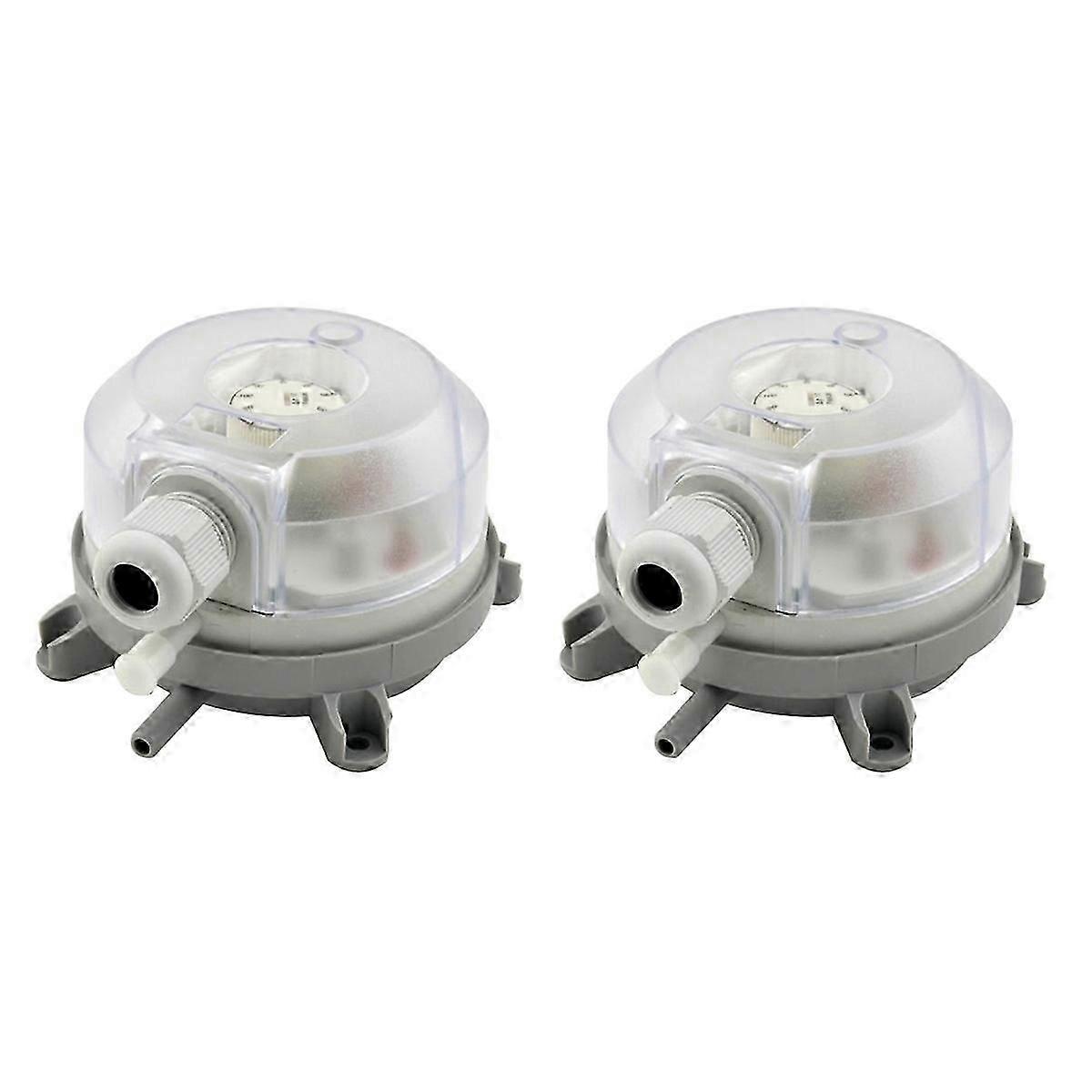 2X Air Pressure Switch 50-500Pa Adjustable Micro- Pressure Air Switch