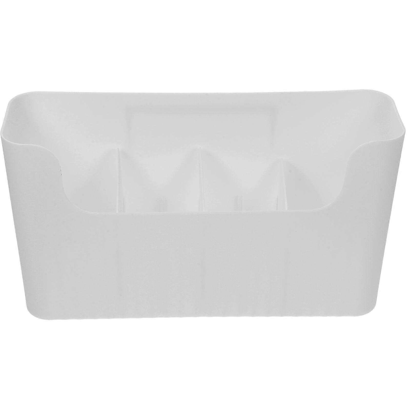 Foil Storage Wall Mounted Shelf Adhesive Backing Space-saving Design For Kitchen Bathroom Office 1Set