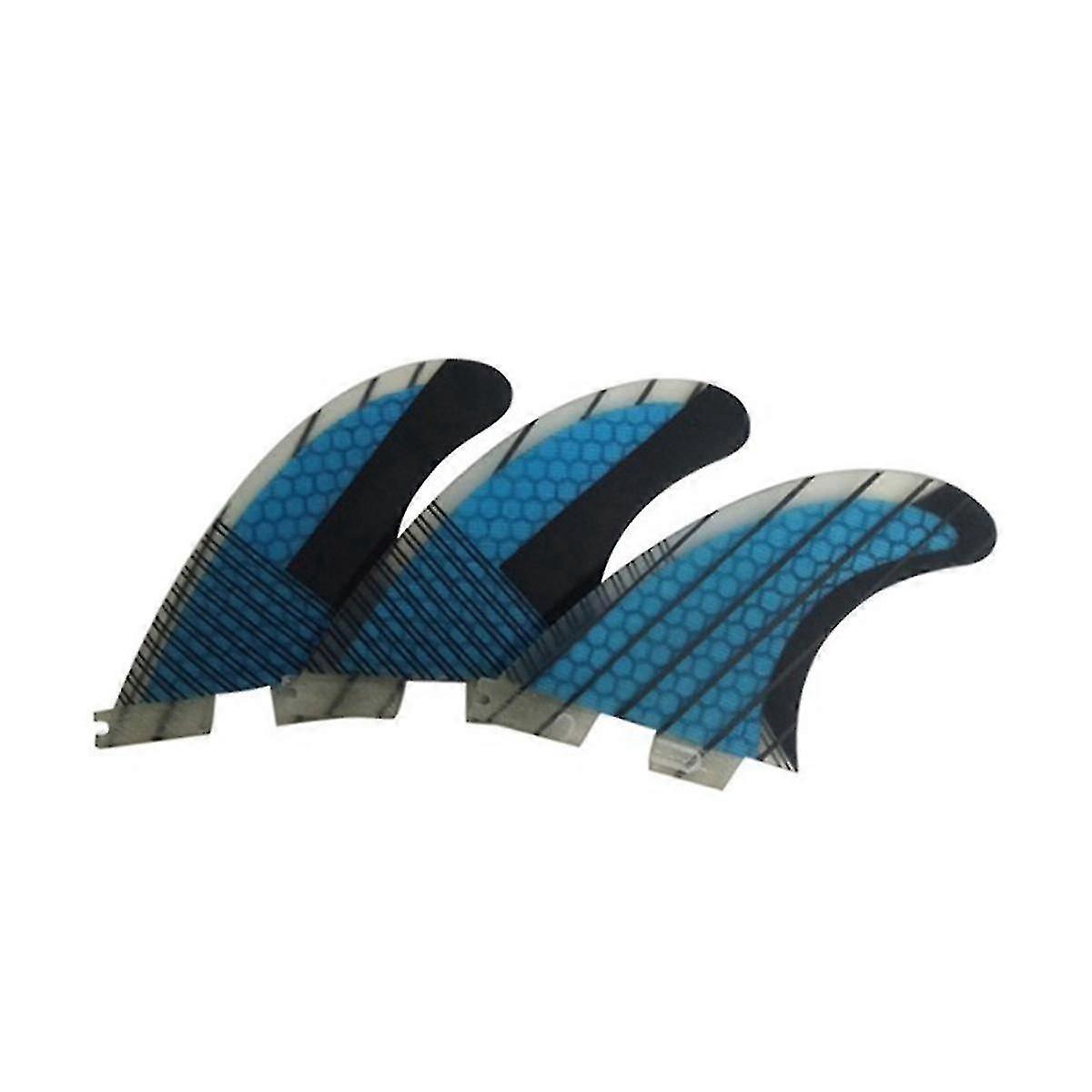 G5 Surf Fins Three-Piece Surfboard Accessory Honeycomb Rudder for FCS2 Surfboard Base hwy