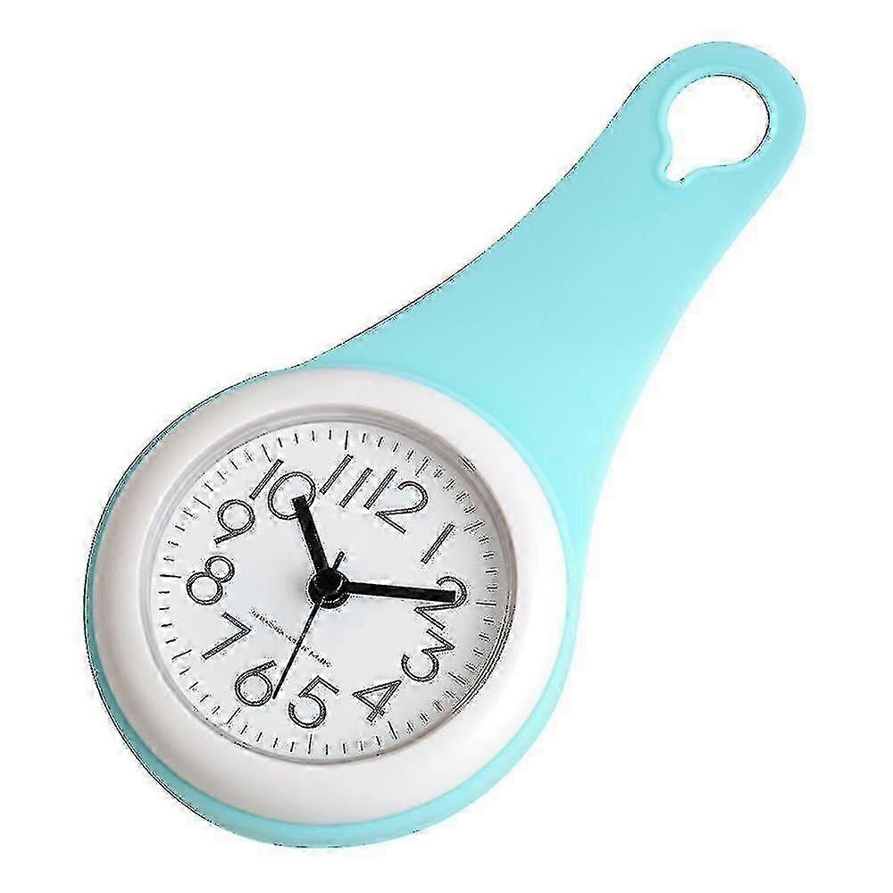 Christmas Simple Bathroom Clock, Kitchen Waterproof and Silent Suction Clock