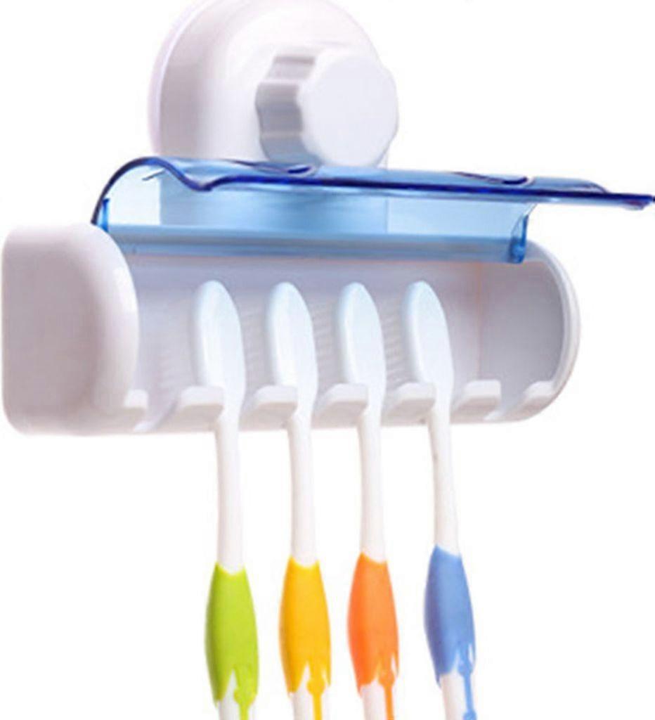 Toothbrush holder can hold 6 brush heads
