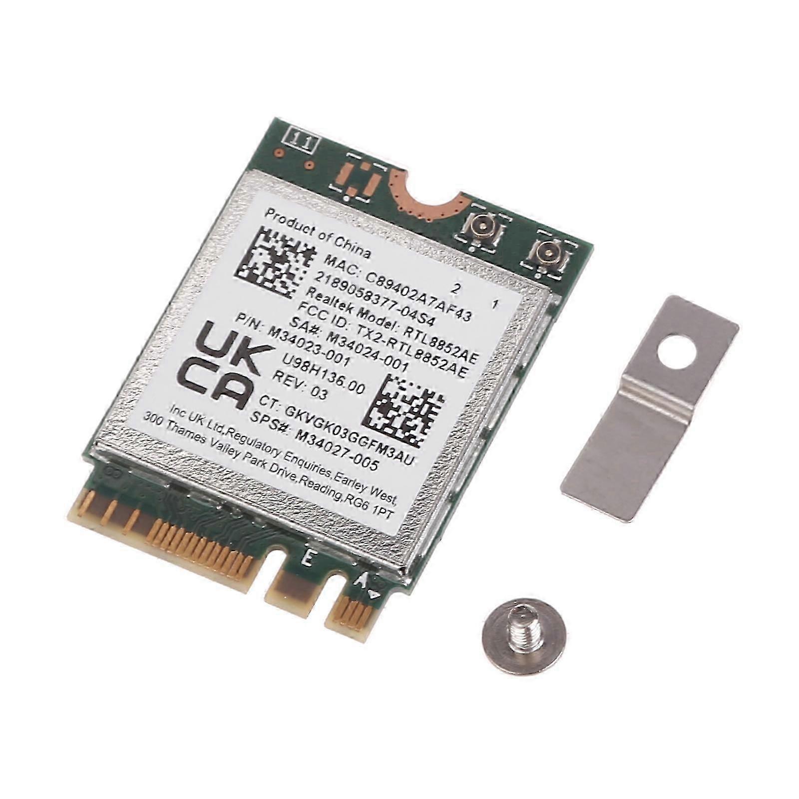 RTL8852AE Dual Band WiFi 6 Card Kit 802.11ac ax Wireless NGFF M.2 2230 WiFi Card Netzwerkadapter BT5.2 für Windows 10 11
