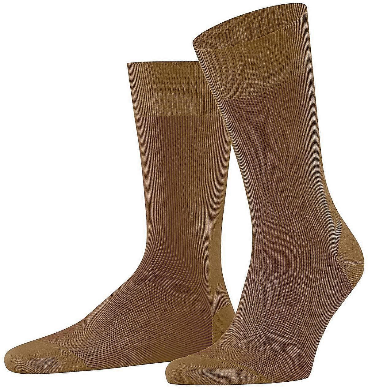 Falke Fine Shadow Socks - Old Brass Brown