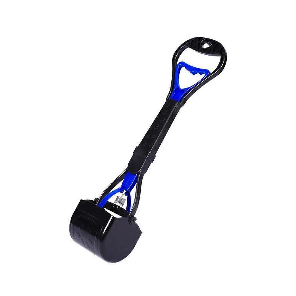 Dog Poop Remover Long Handle Gripper with Easy Squeeze Trigger, High Tension Spring, Ergonomic Design, Lightweight